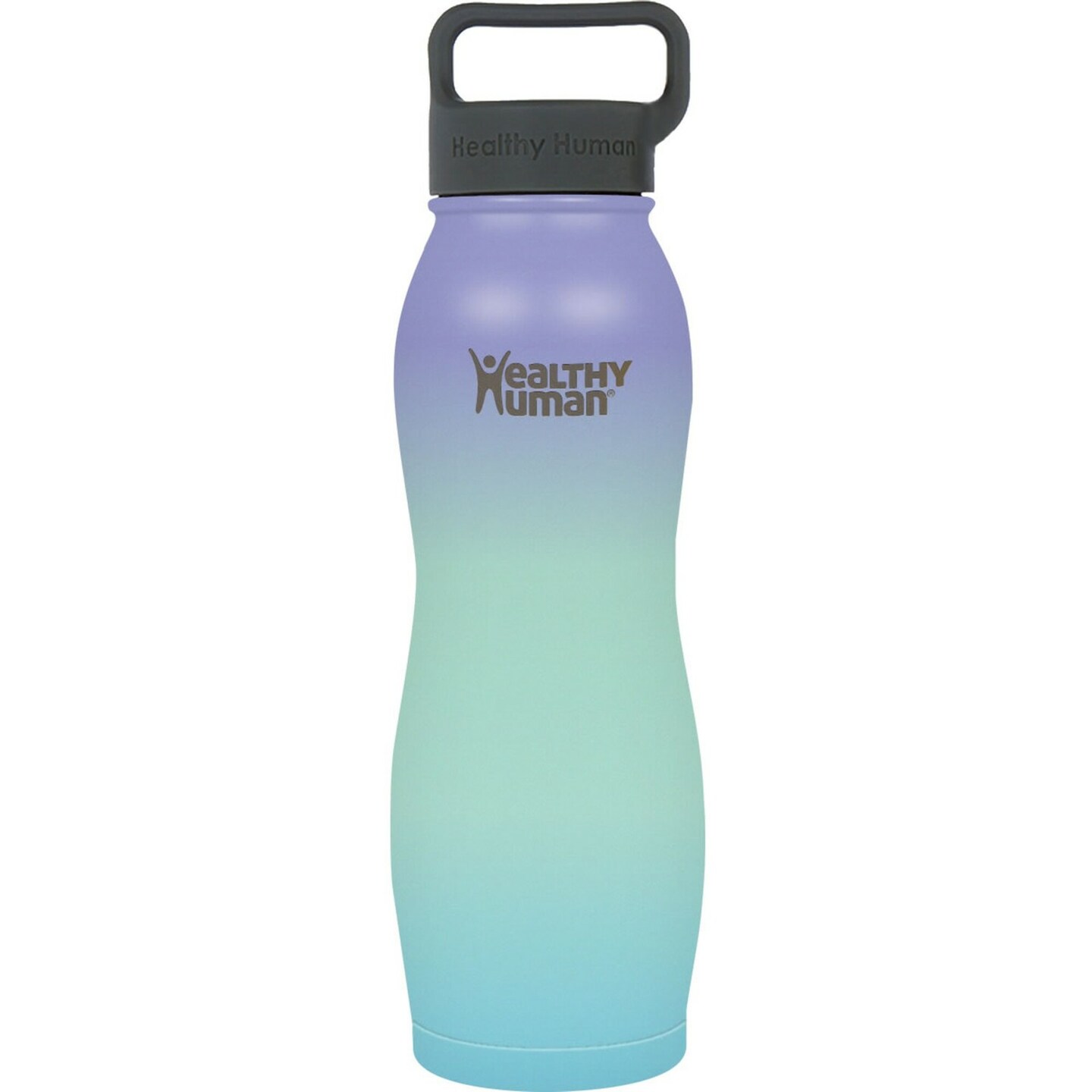 Healthy Human Stainless Steel Curve Water Bottle | 100% BPA Free Thermos for Kids &#x26; Adults | Double Walled Vacuum Insulated Water Bottles | Metal Bottles with Leak Proof Lid (21 oz/ 621 ML, Sunset)