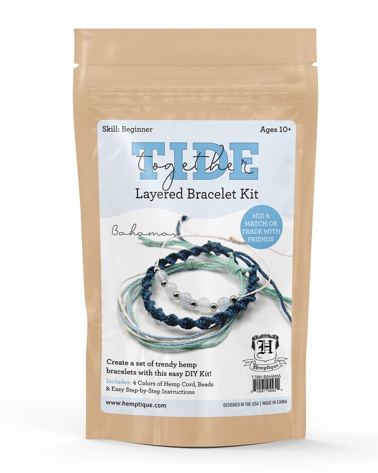 Hemptique Layered Hemp Cord DIY Bracelet Kit