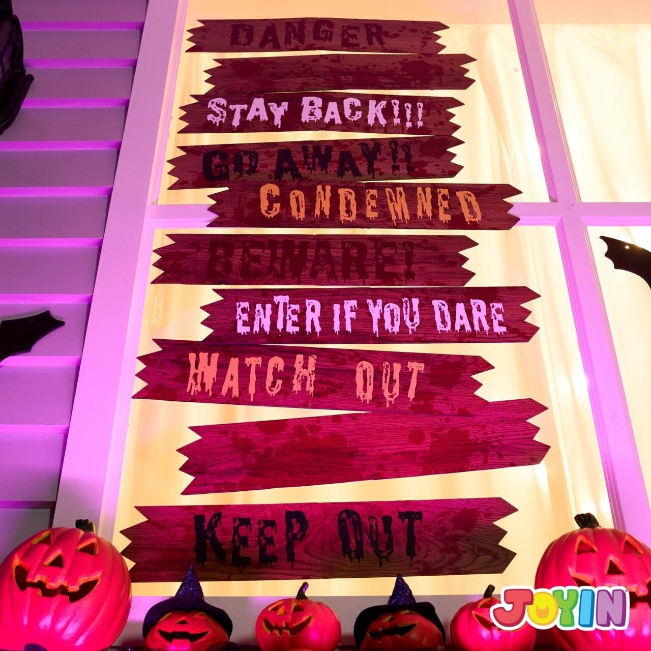 10 Pcs Haunted Window Boards