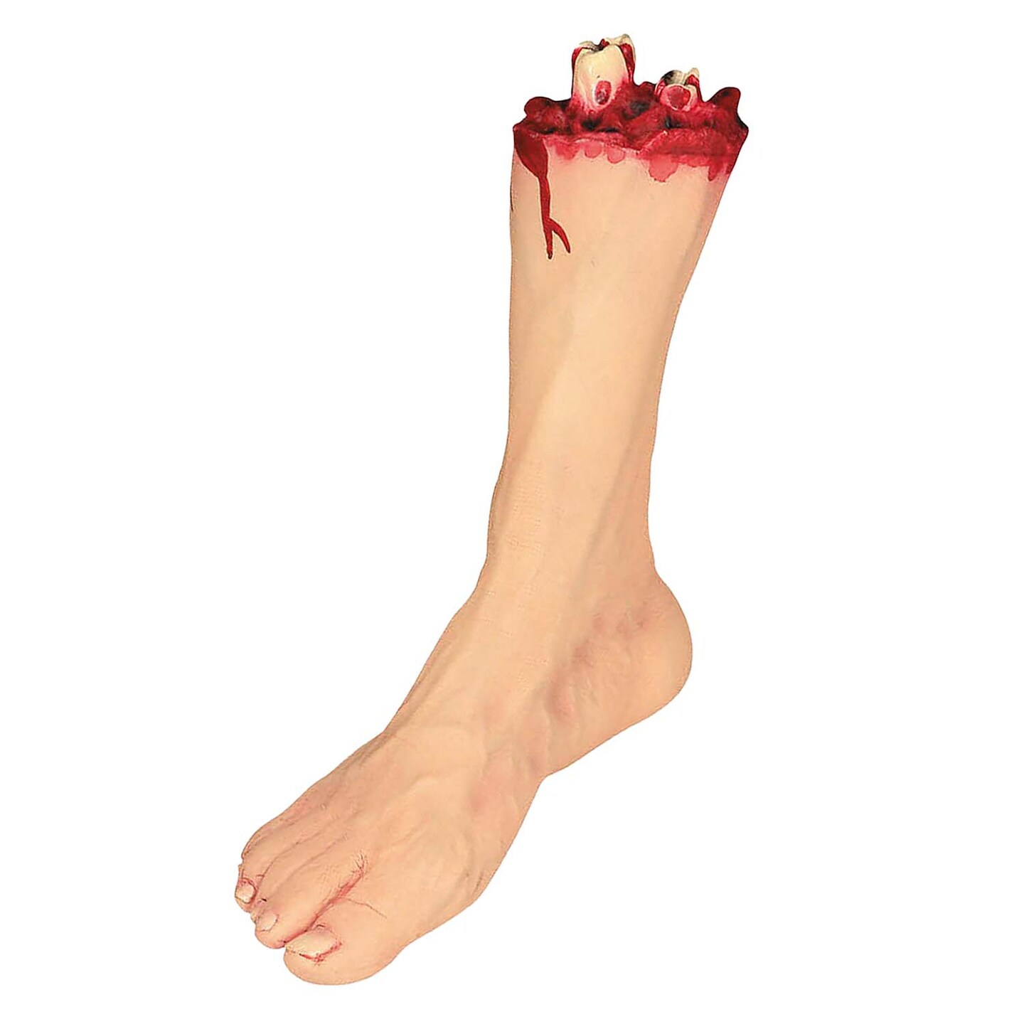 9&#x22; x 11&#x22; Severed Plastic Foot Halloween Tabletop Decoration