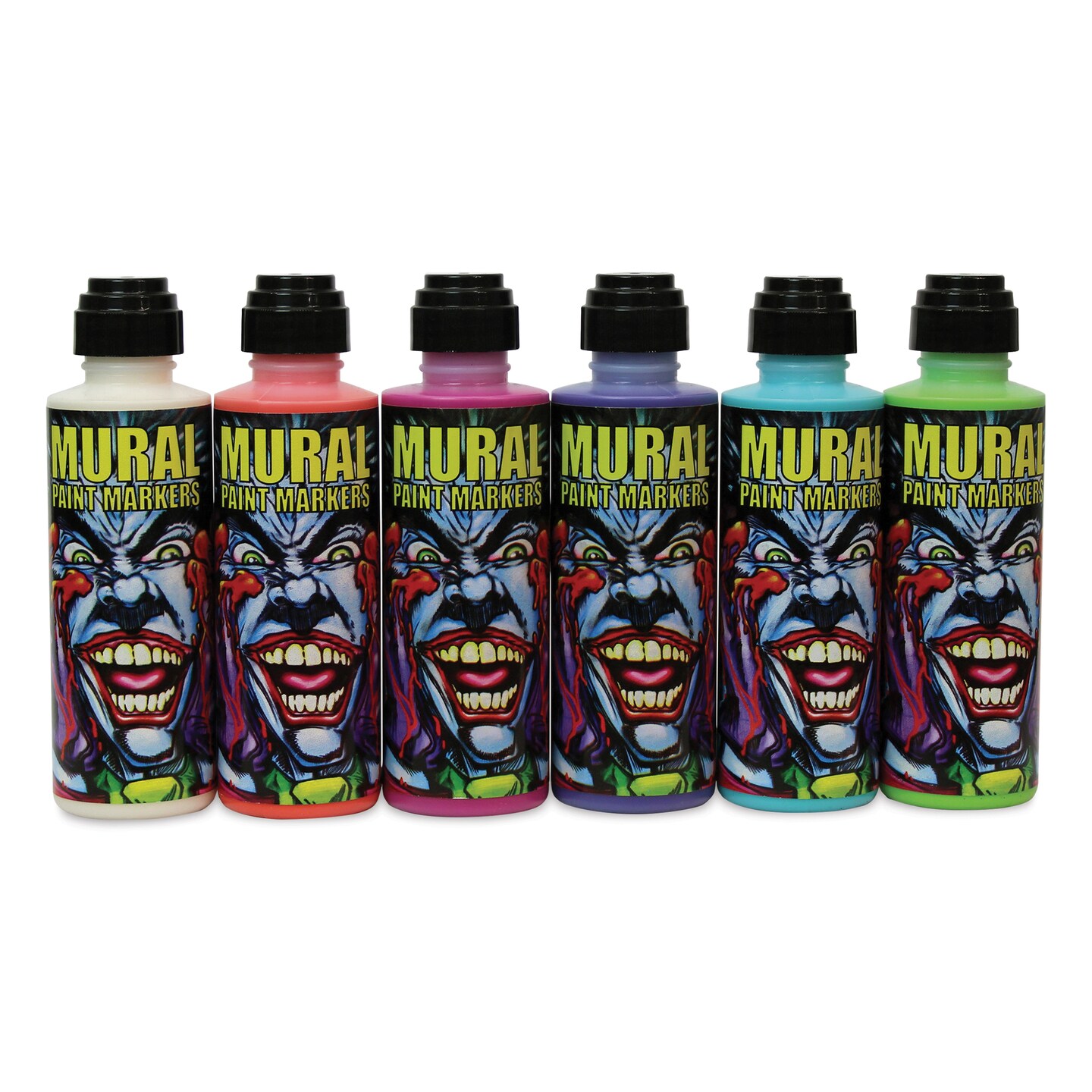 Chroma Mural Paint Markers - Brights, Set of 6