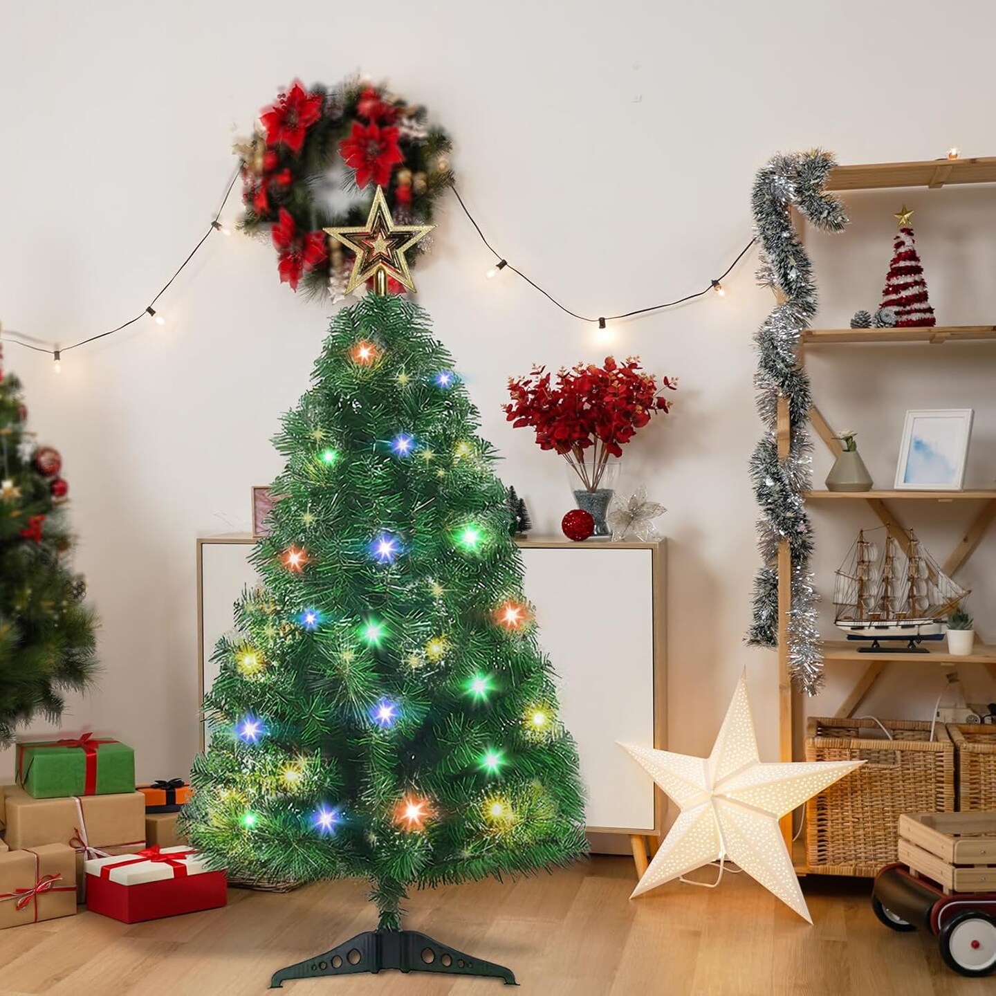 3FT Tabletop Christmas Tree (Green) 20&#x22;D x 20&#x22;W x 35&#x22;H