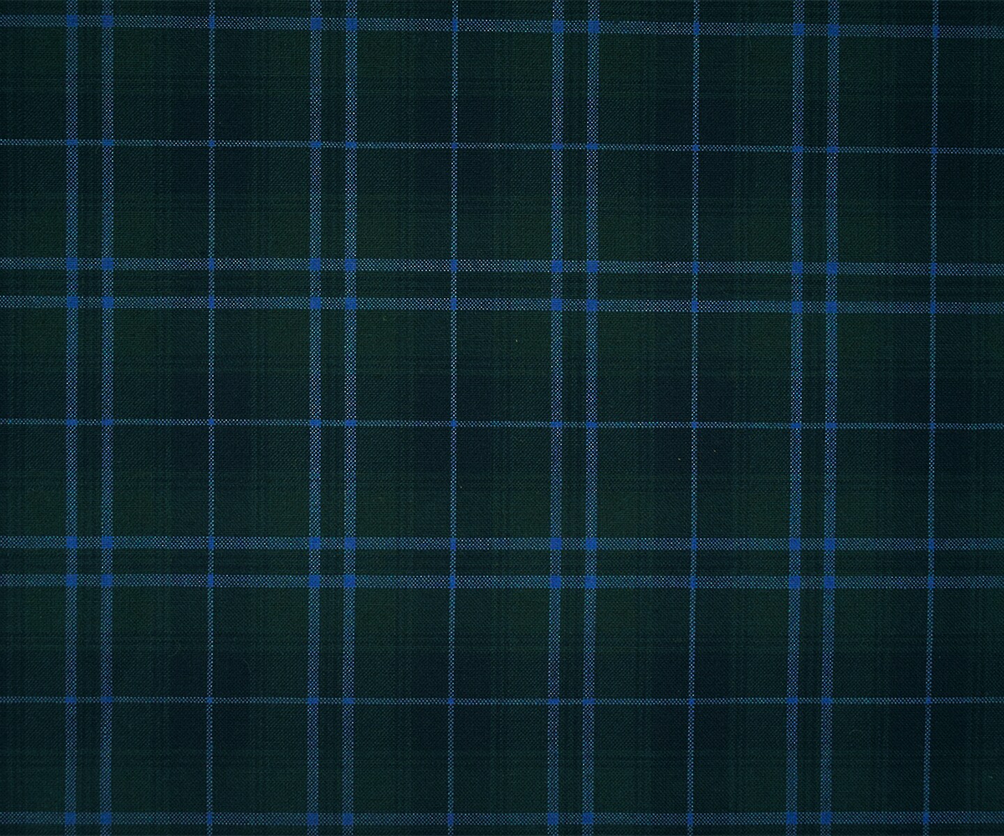 Green-Blue-Multi Poly-Wool Plaid Check Shirting Woven Fabric By the Yard