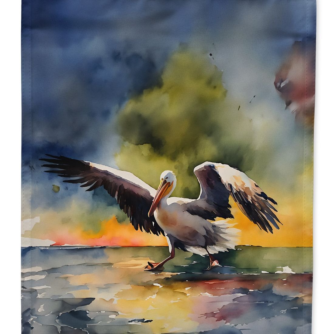 Edge Collections - 28" X 40" - Multicolor - Outside Pelican Large Porch Sleeveative - 1 Piece