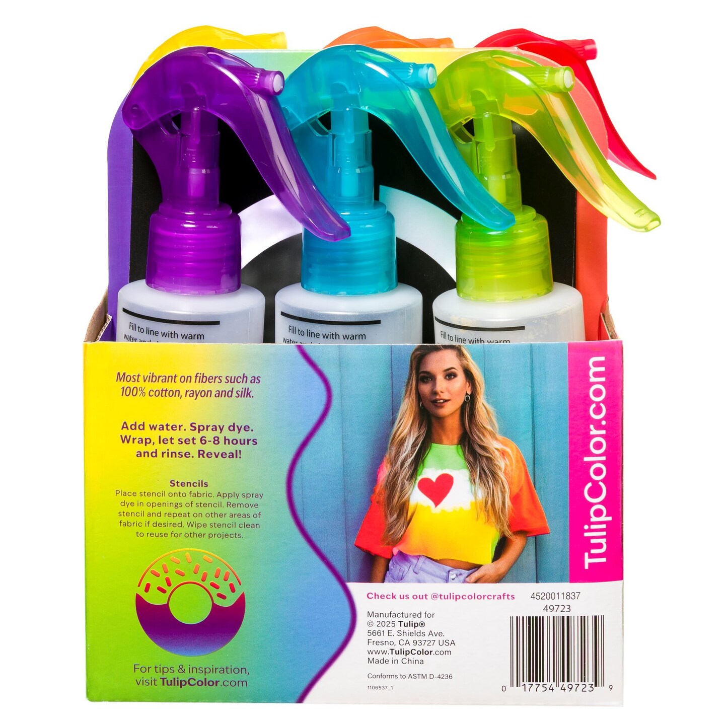 Tulip One-Step Spray Tie-Dye Kit 6-Pack