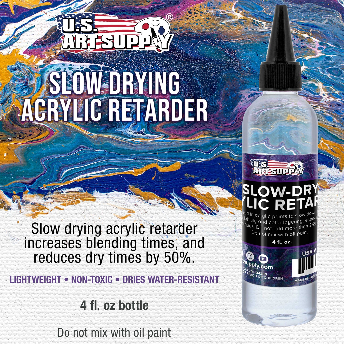 Acrylic Retarder Liquid - 4-Ounce