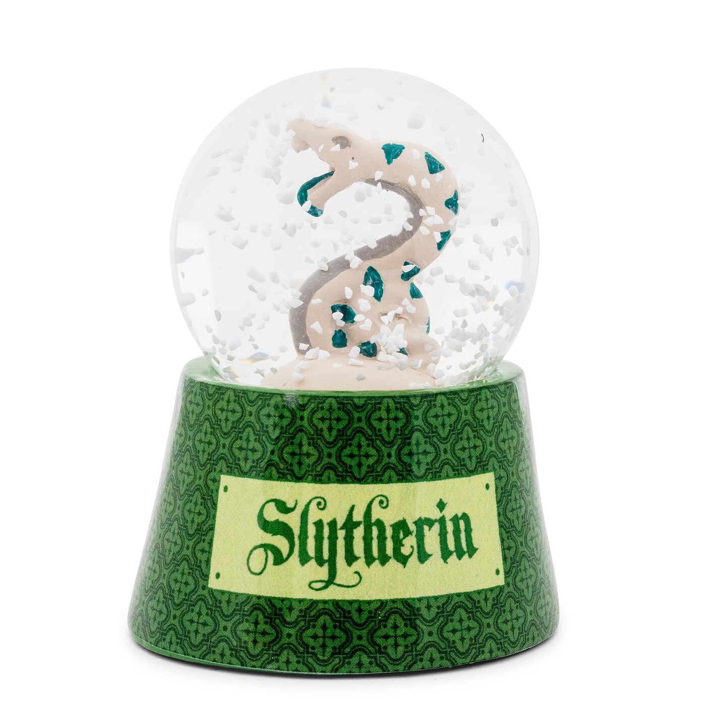 Harry Potter House Slytherin Snake Mini Light-Up Snow Globe | 3 Inches Tall