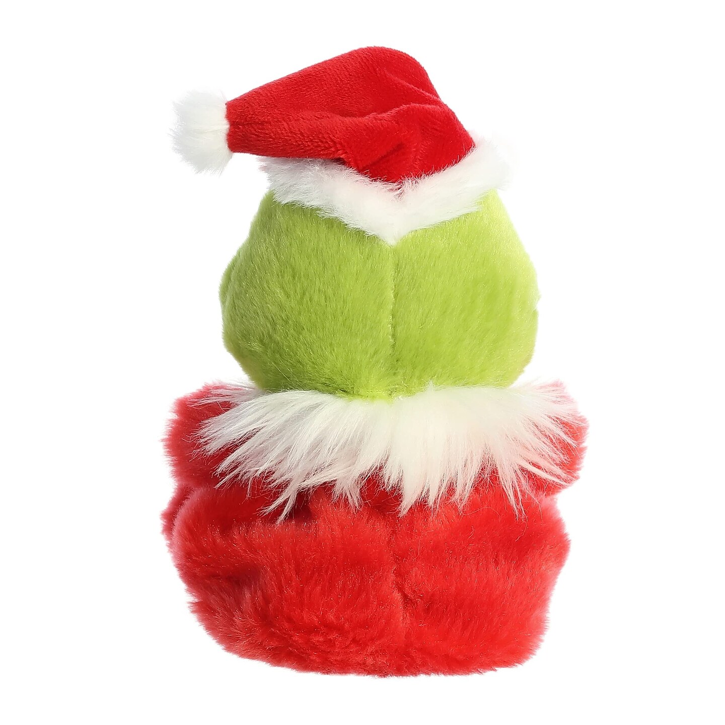 Aurora&#xAE; Whimsical Dr. Seuss&#x2122; Santa Grinch Palm Pals&#x2122; Stuffed Animal - Magical Storytelling - Officially Licensed - Red 5 Inches