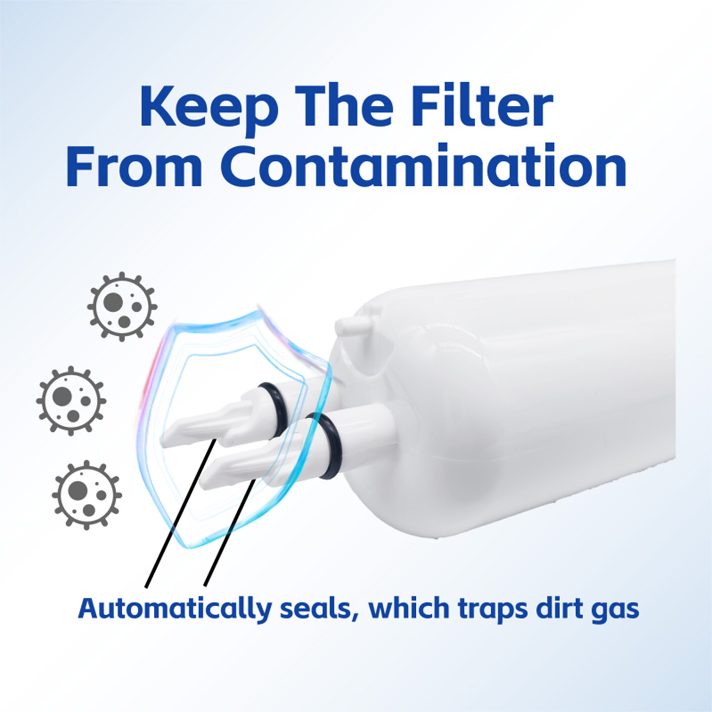 Water Purification Filter 6 Months Life 300 Gallon Capacity 5 Micron Leak-Free Design