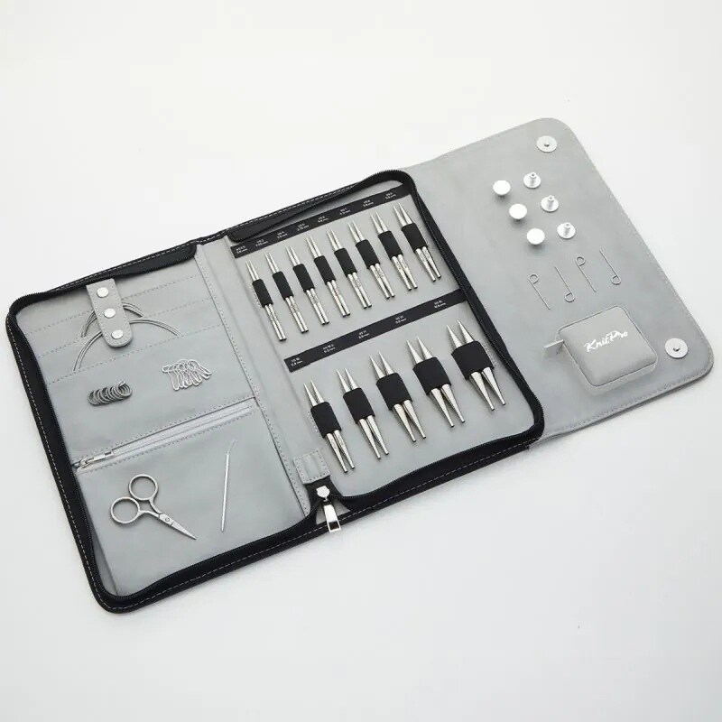 KnitPro Stelo Grande Special Interchangeable Knitting Needle Set 4" (10cm)