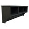 Contemporary Home Living 4' Black Rectangular Storage Shelf with ...
