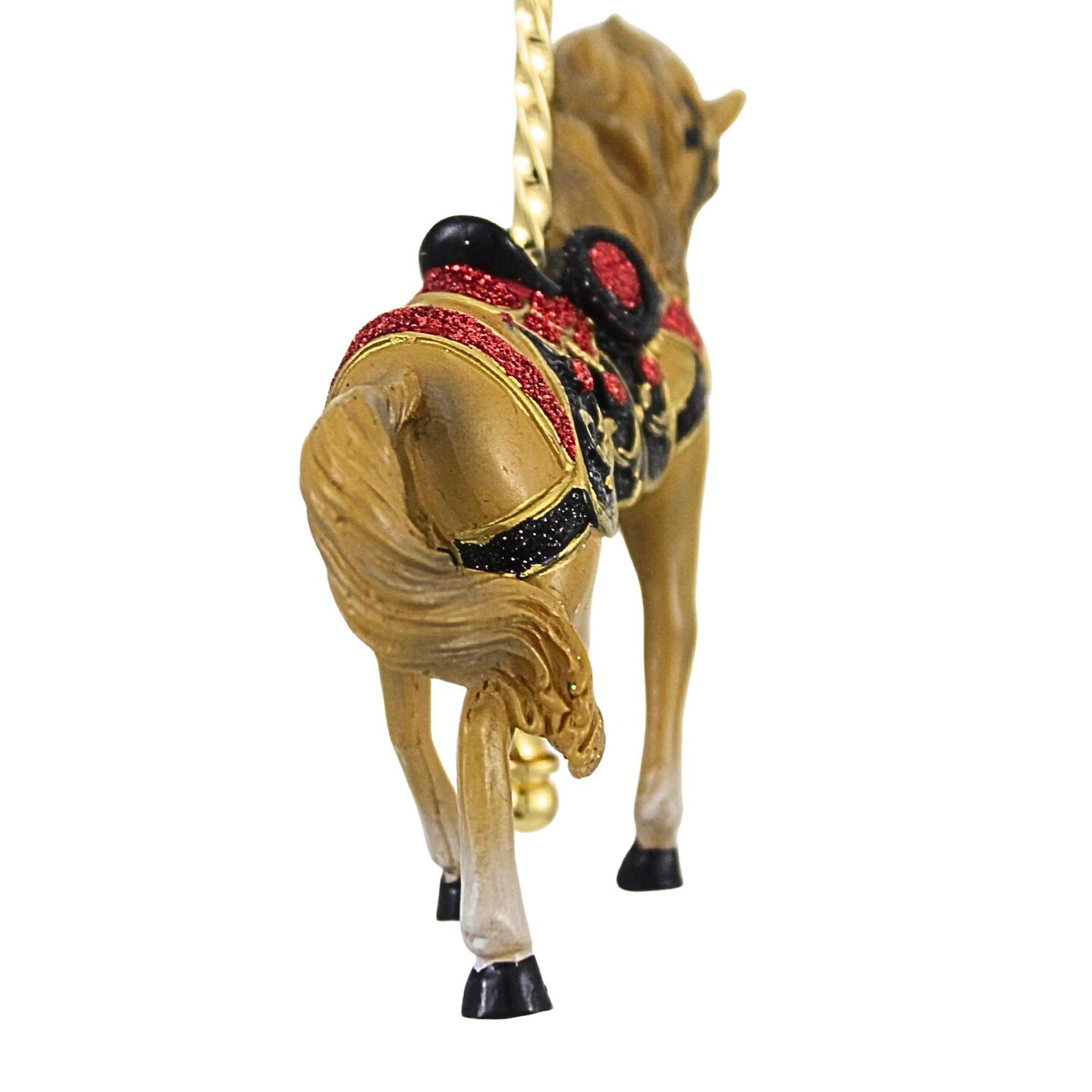 Kurt S. Adler 3.75 In Carousel Animal Christmas Tree Ornament , Pole Animal Circus