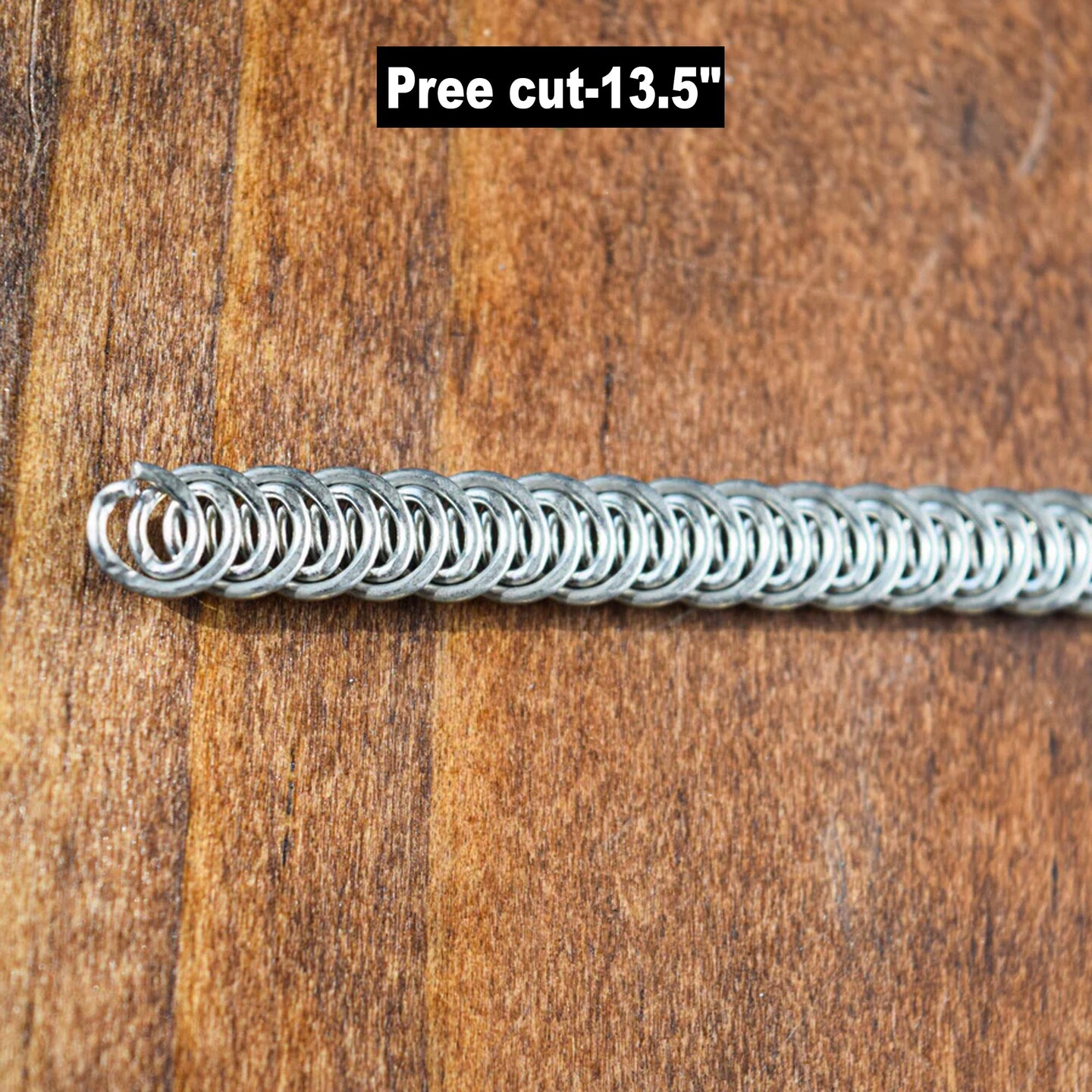 13.5 Inch Pre Cut Silver Spiral Metal Boning for Flexible Corset Support