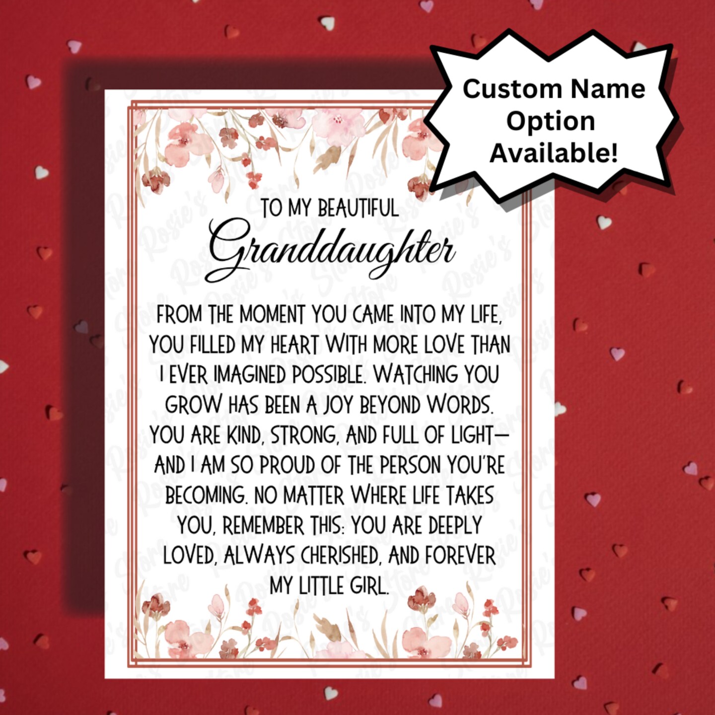thumbnail image 2 of To Our Granddaughter Gifts - Granddaughter Wallet Card 2 of 13