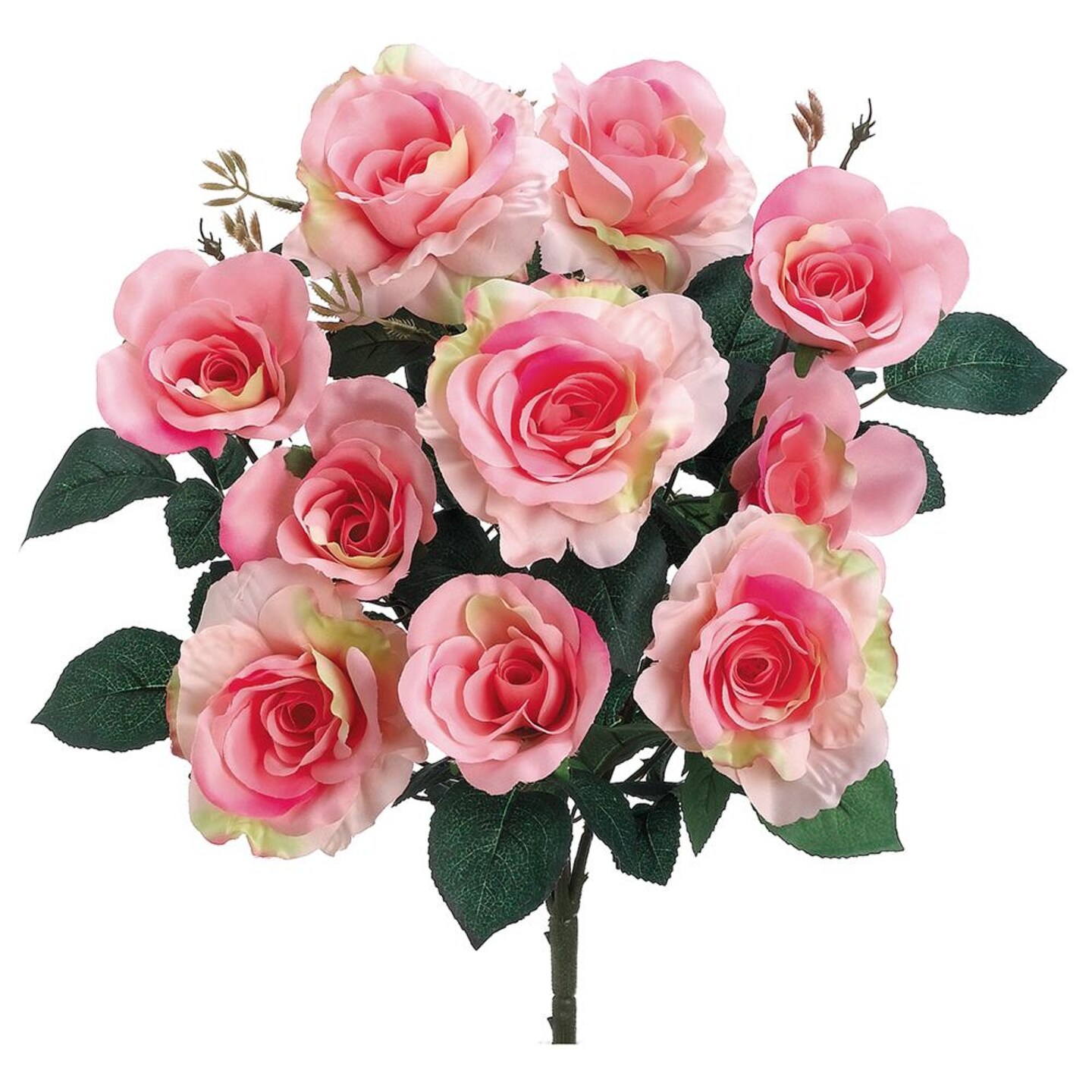 Allstate Rose Artificial Floral Bush Spray- 18