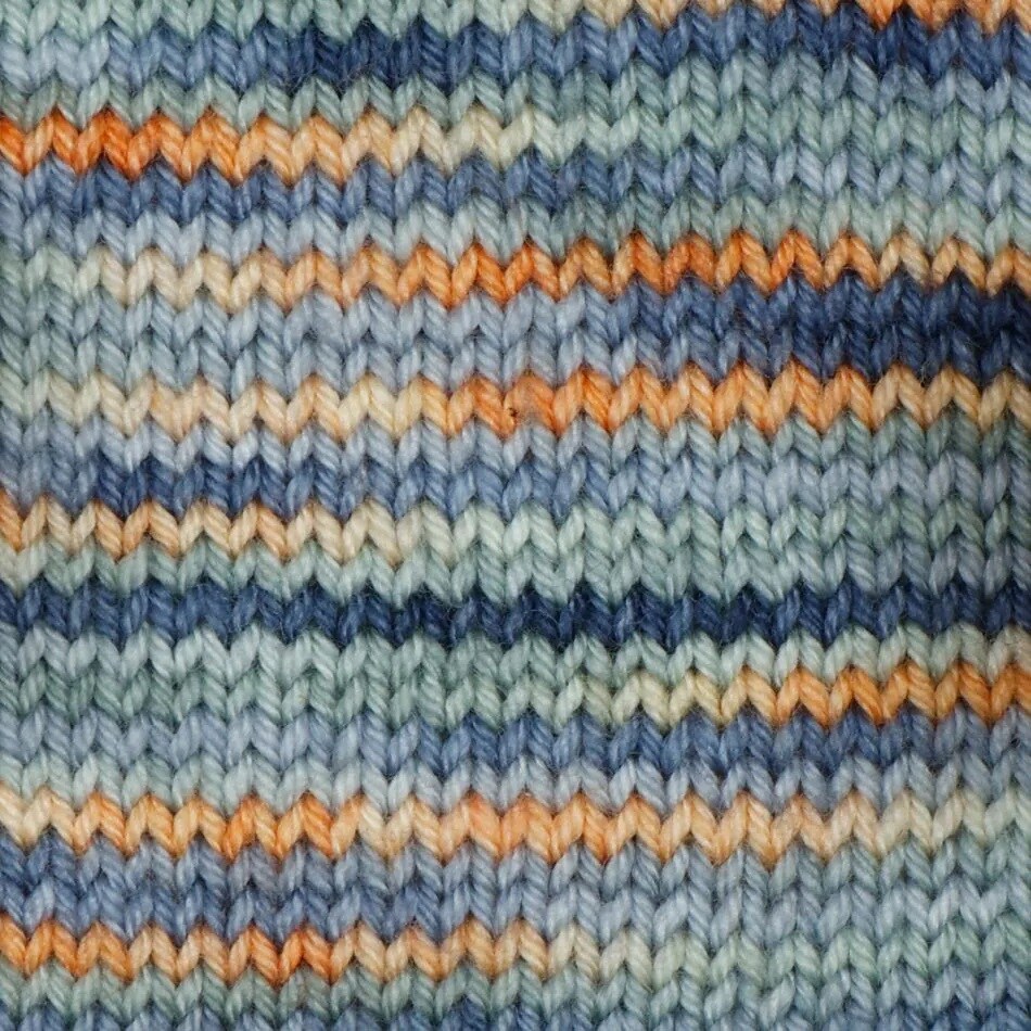 KnitPro Symfonie Premium Hand Dyed Merino Wool & Polyamide Sock Yarn| Terra Variegated America The Beautiful