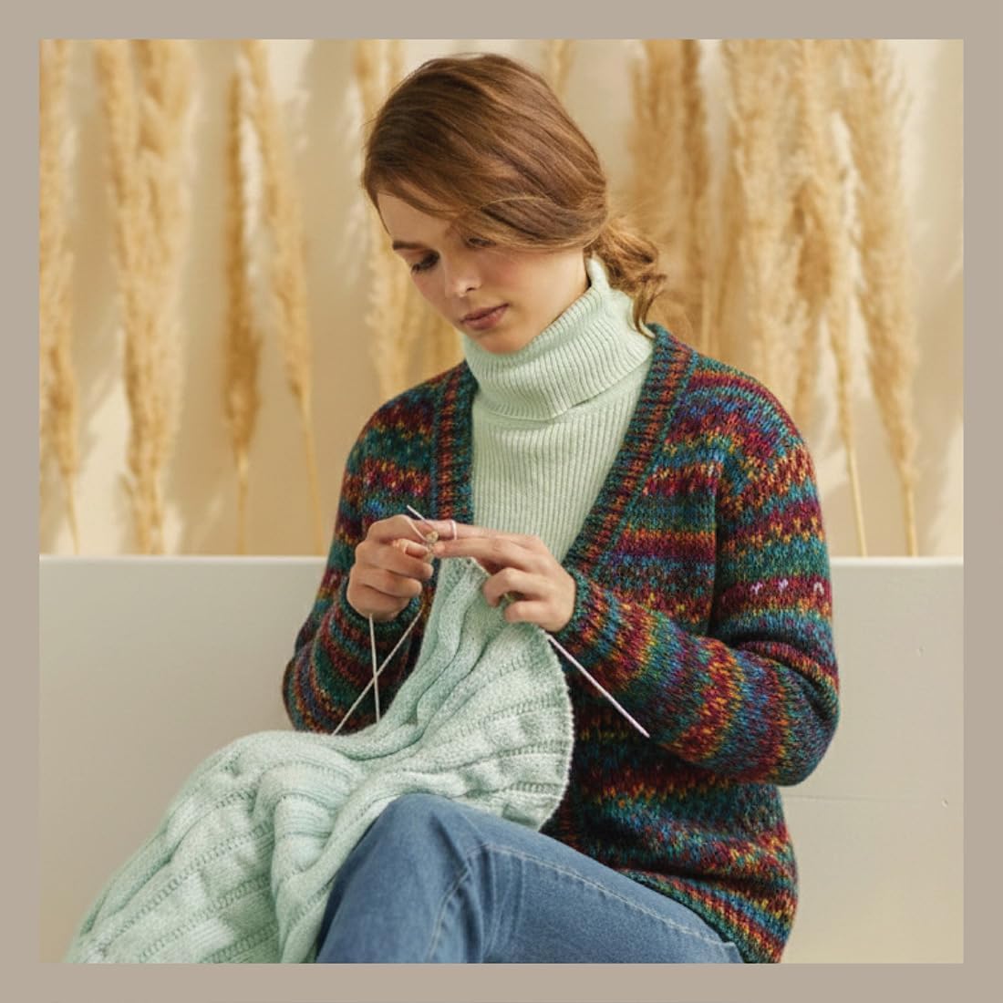 KnitPro Symfonie Premium Hand Dyed Yarn Merino Wool| Bella Variegated Colors