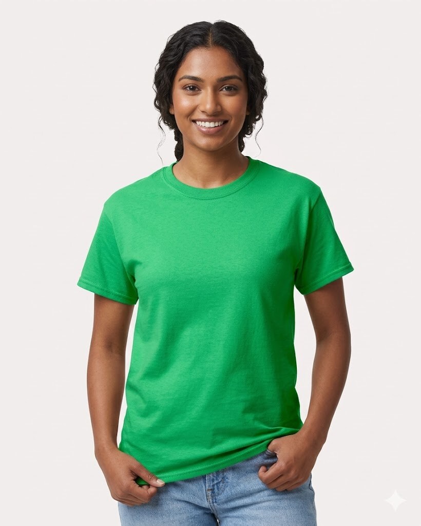 9 Pack: Gildan® Ultra Cotton Crewneck Short Sleeve T-Shirt 100% US Cotton for Custom Event Printing Tee