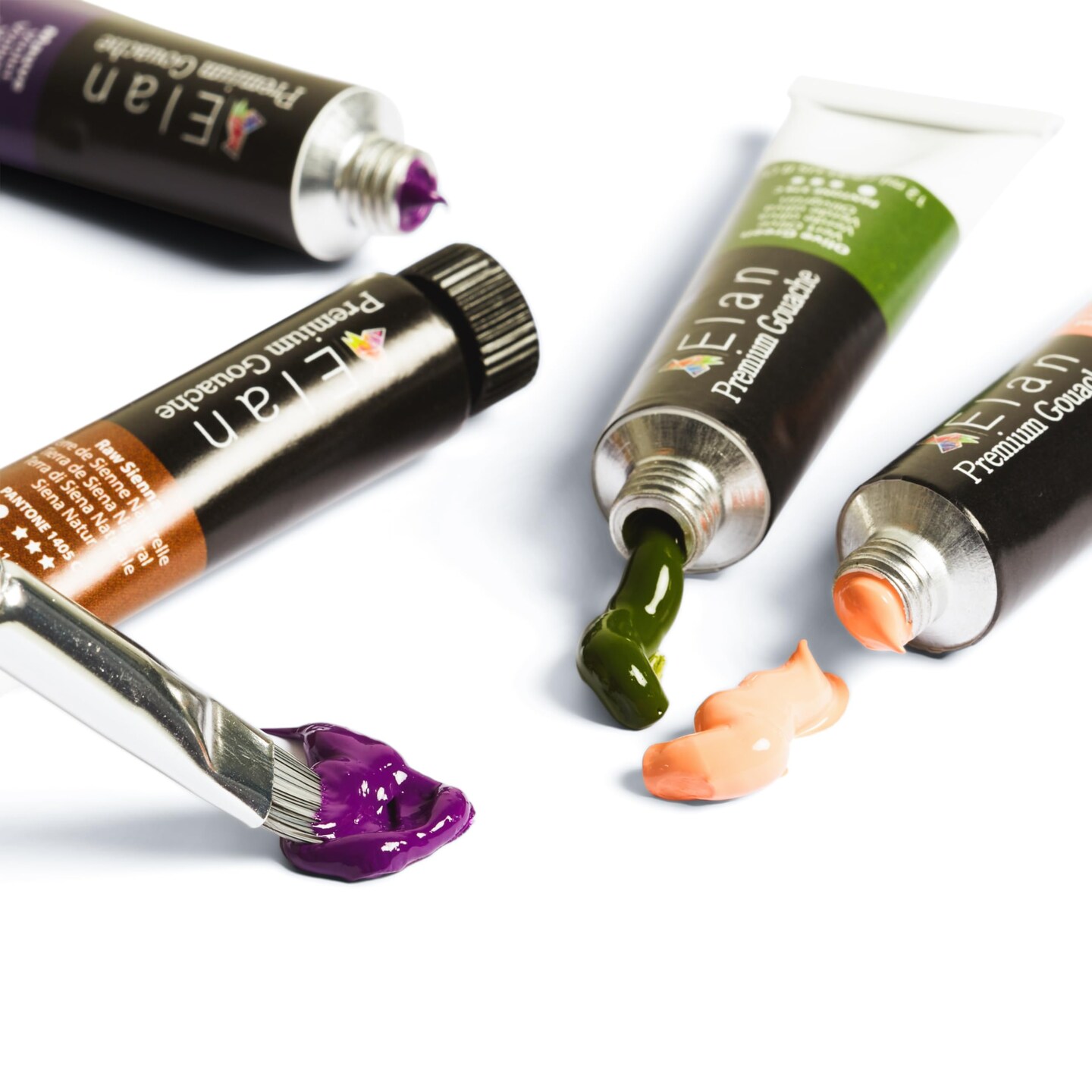 Professional Gouache Paint Set, 24 Rich Colors Gouache Paint Tubes 0.4fl oz, Non-Toxic Mini Tubes for Canvas & Crafts, Art Paints for Adults