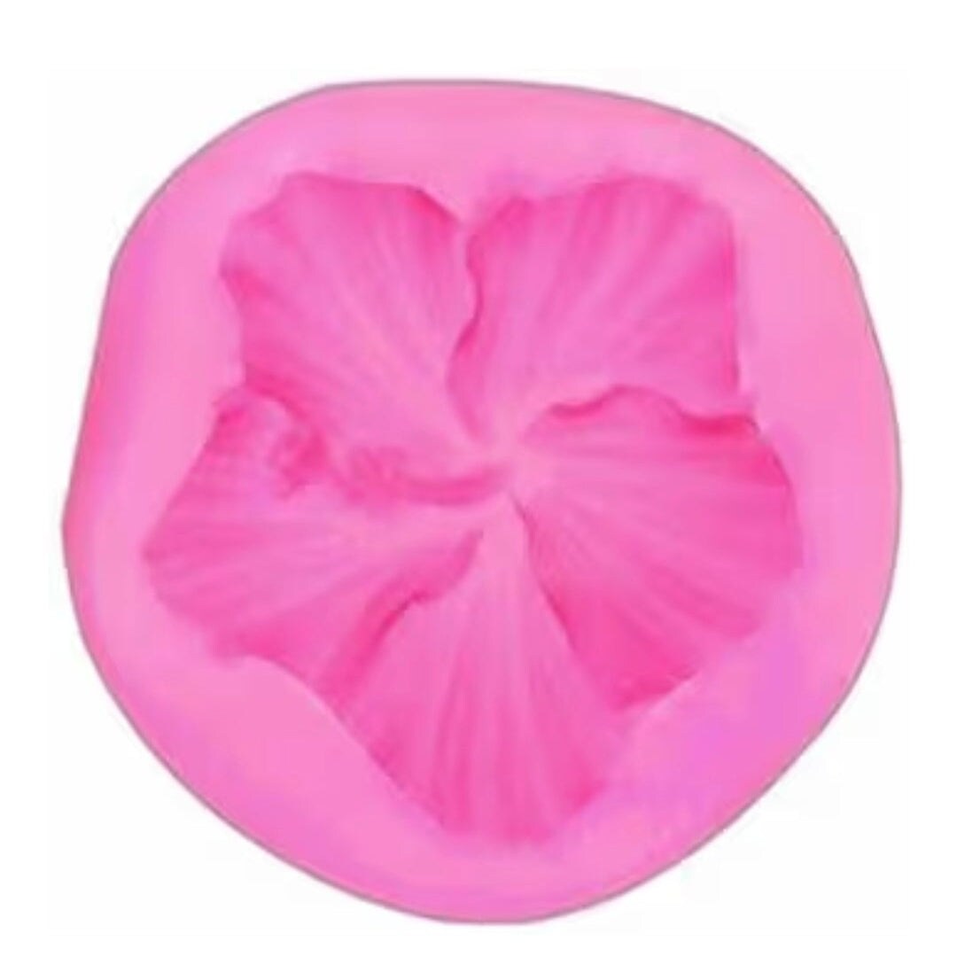 Hibiscus Flower Silicone Mold Tropical Fondant, Chocolate & Sugar Flower Mold Moana-Inspo