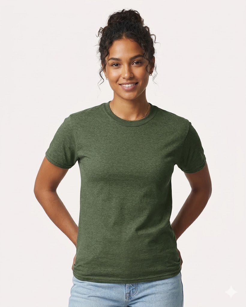 7 Pack: Gildan® Ultra Cotton Short Sleeve T-Shirt 100% US Cotton for DIY Projects & Casual Use Blank Tee