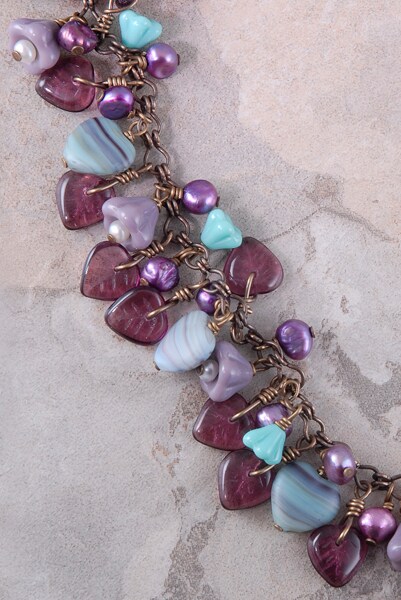 8x4mm Flat Two-Sided Flower Beads in Matte Apollo Gold, One Strand with apx 25 beads GB-FB41