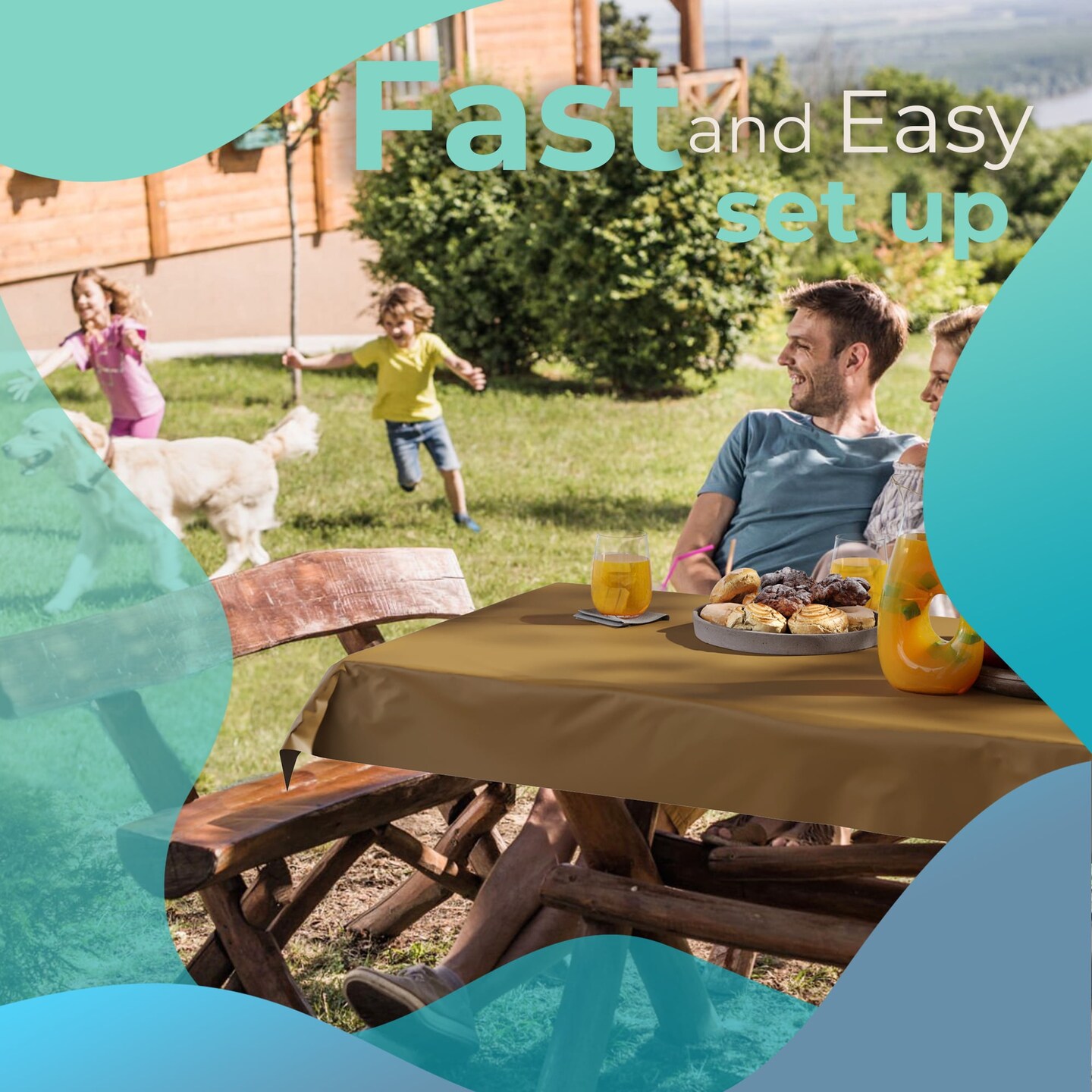 Exquisite Plastic Table Cover Roll – 40" x 100' Disposable Tablecloth Roll – Premium Thick 0.5 MIL Plastic Banquet Roll – Party Table Cover Roll for Events & Catering