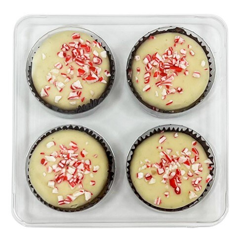 Round Cookie Tackle Box 4 Cavity 5" x 11/16" x 5" 25 pack CTBS22O