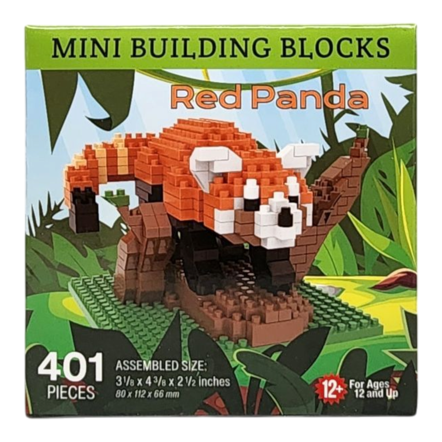 Mini Building Blocks - Red Panda