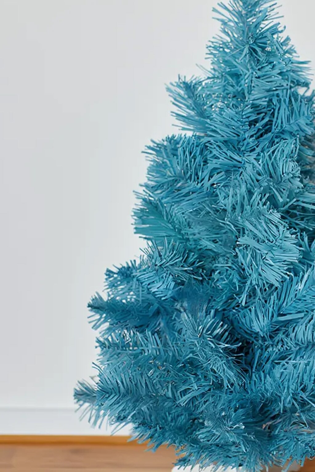 2ft Light Blue Tabletop Christmas Tree for Small Spaces and Holiday Decor