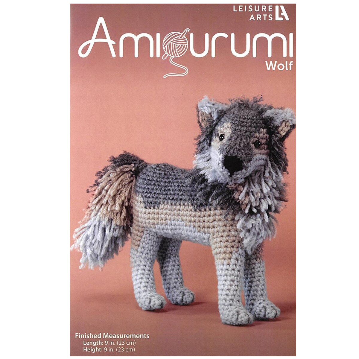 Leisure Arts Amigurumi Wolf Pattern, Crochet Pattern for Cute Stuffed ...