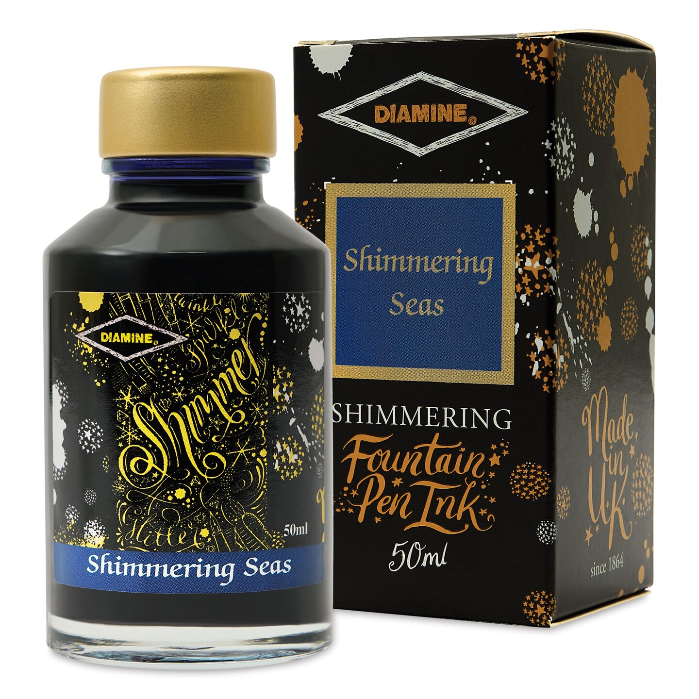 Encre Diamine Shimmering Red Lustre - 50 Ml - Pour Stylo Plume