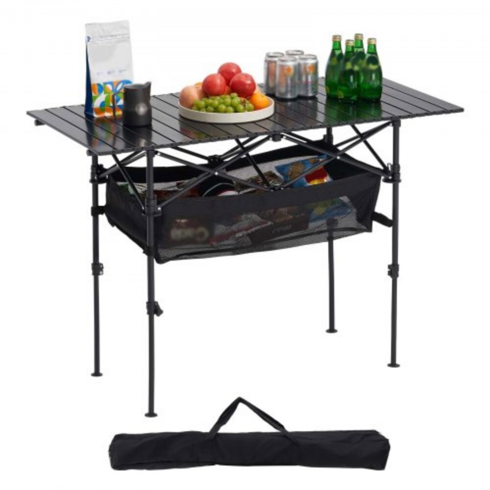 Portable Camping Table Aluminum with Storage Bag for BBQ Picnic