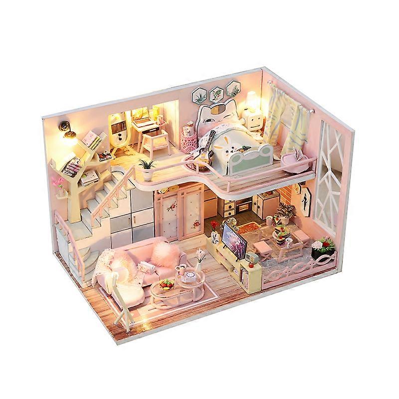 Miniature Wizardi Roombox Kit - Cute House Dollhouse Kit