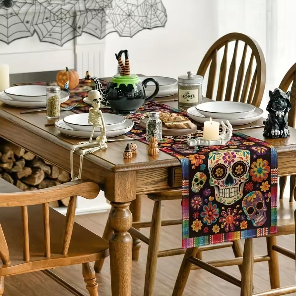Flowers Sugar Skull Mexican (40)