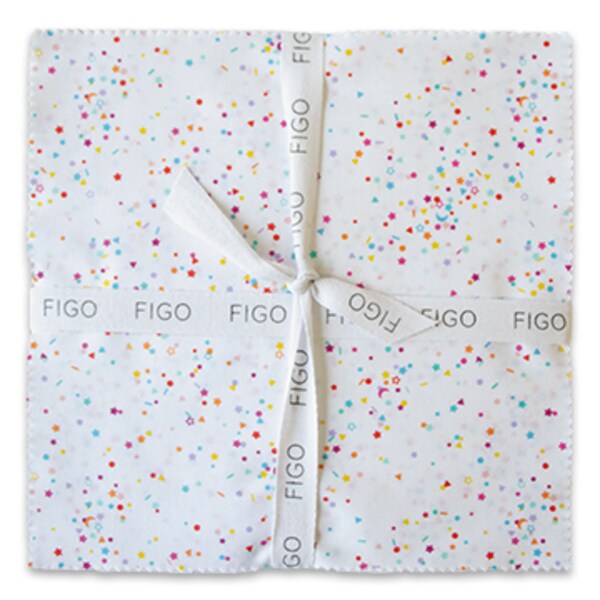 Dovetail 10&#x22; Square Pack (Layer Cake) by Ghazal Razavi for Figo (TDOVE42-10)