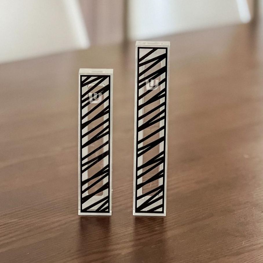 Lucite &#x26; Laser Cut Mezuzah Case