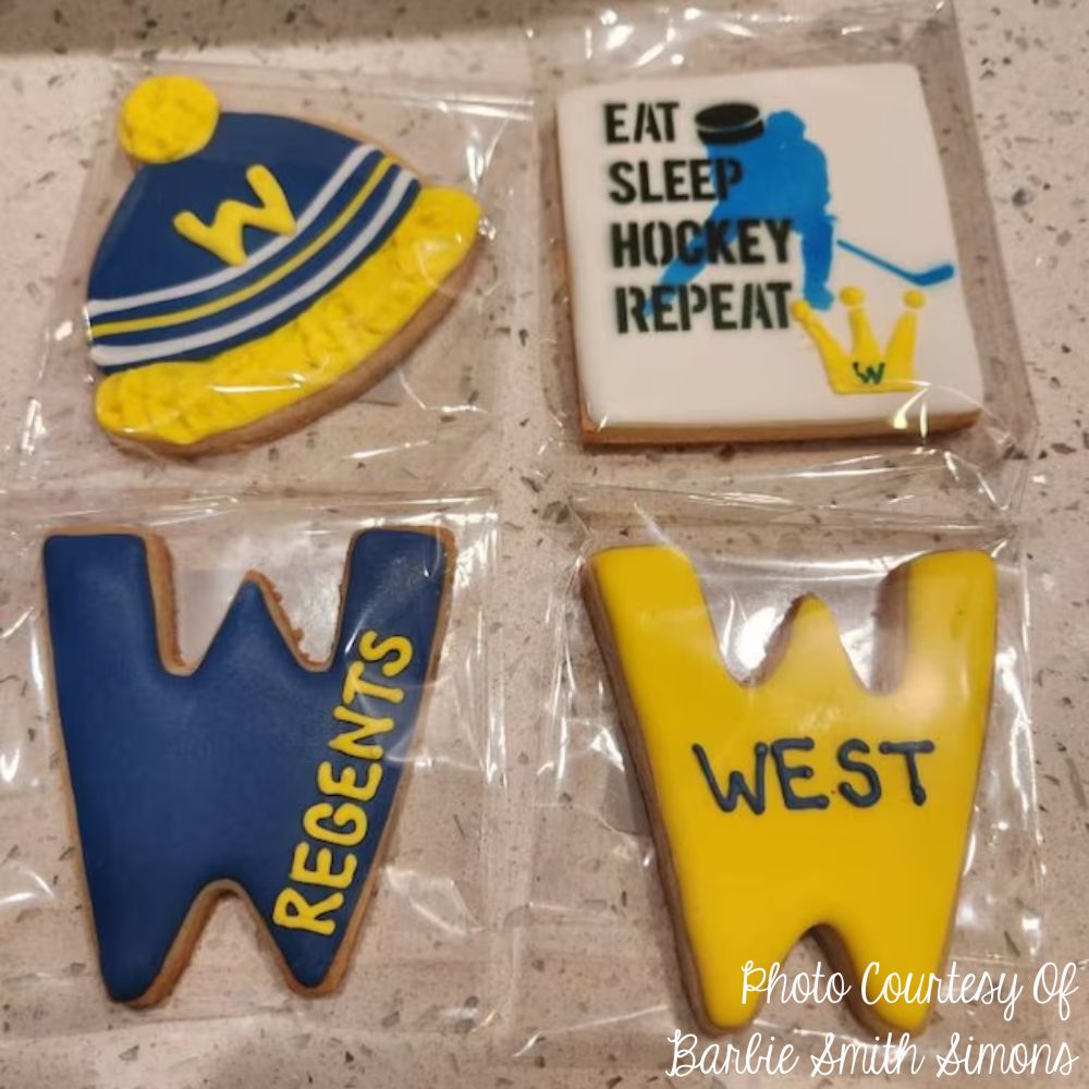 Ice Hockey Messages Cookie Stencil Set | Sports Cookie Stencil | DIY Stencil | Craft Stencil | Confection Couture |