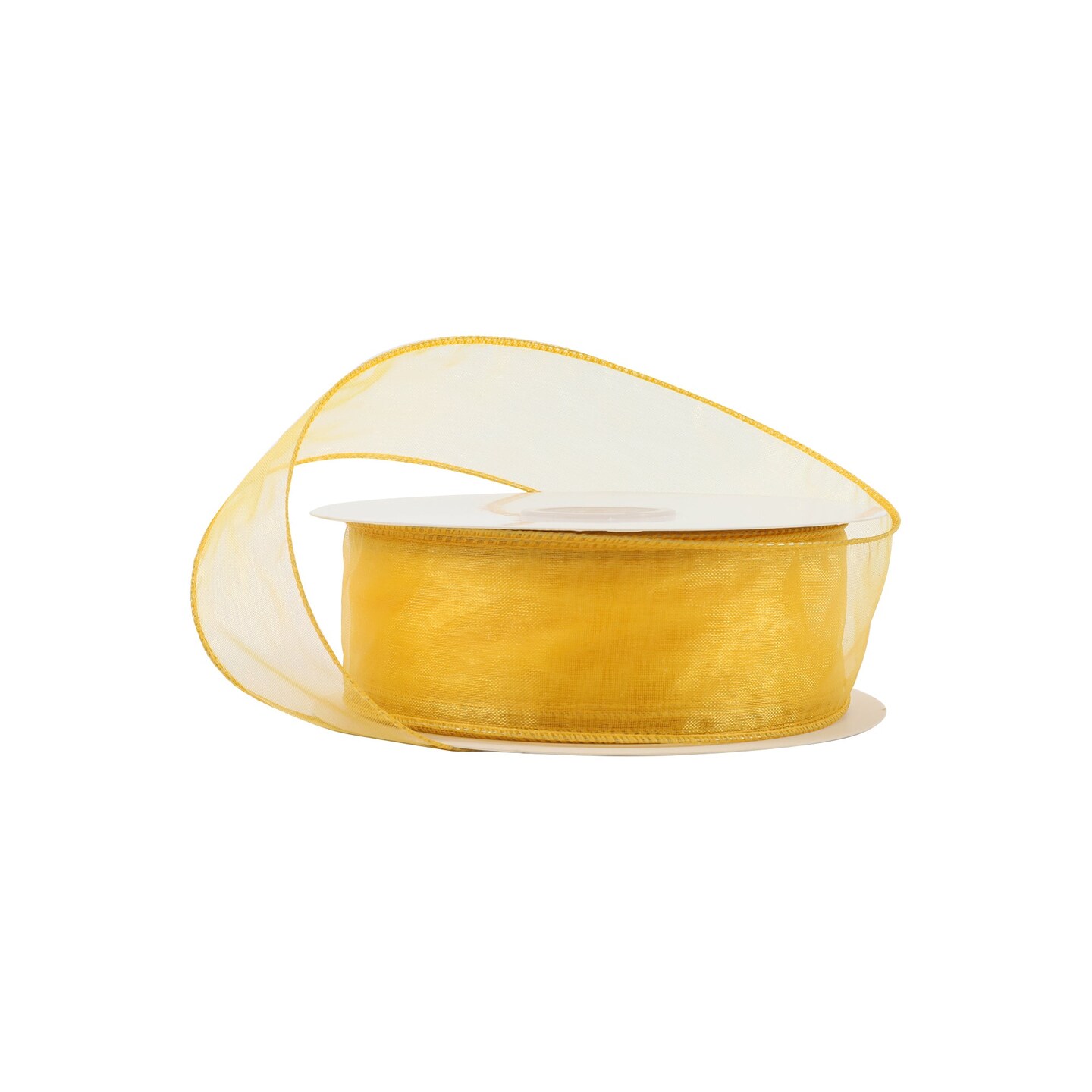 LaRibbons 1 1/2&#x22; - 2 1/2&#x22; Wired Sheer Ribbon | 50 Yard Roll