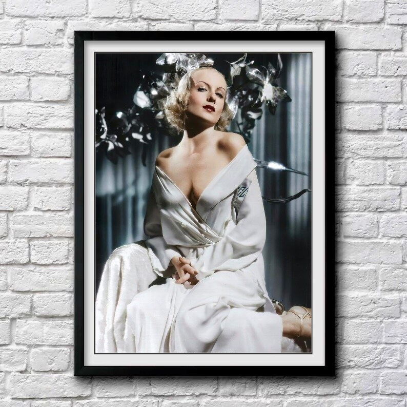 Carole Lombard publicity photo c. 1932, color, multiple sizes