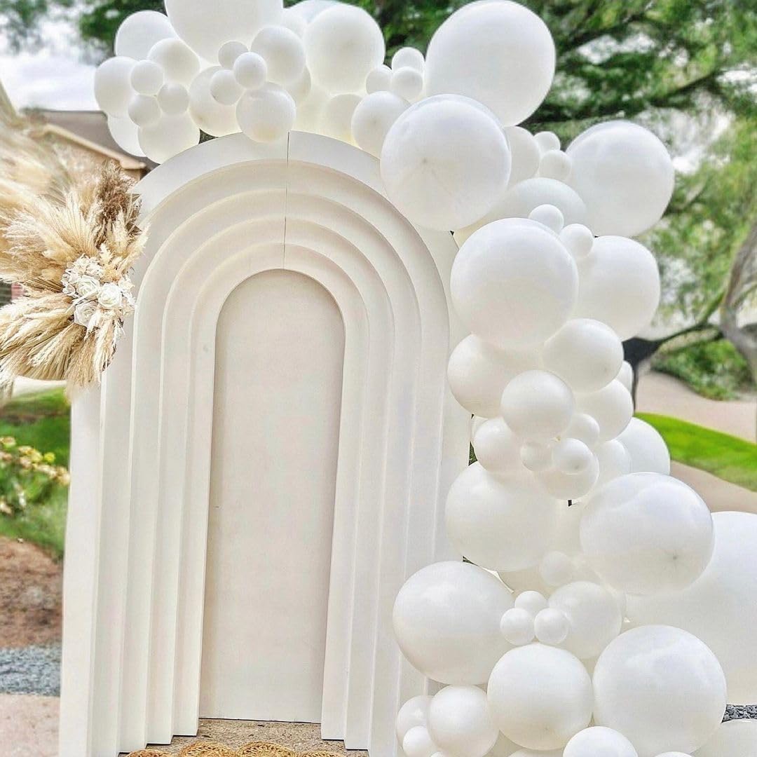30pack White Latex Balloons
