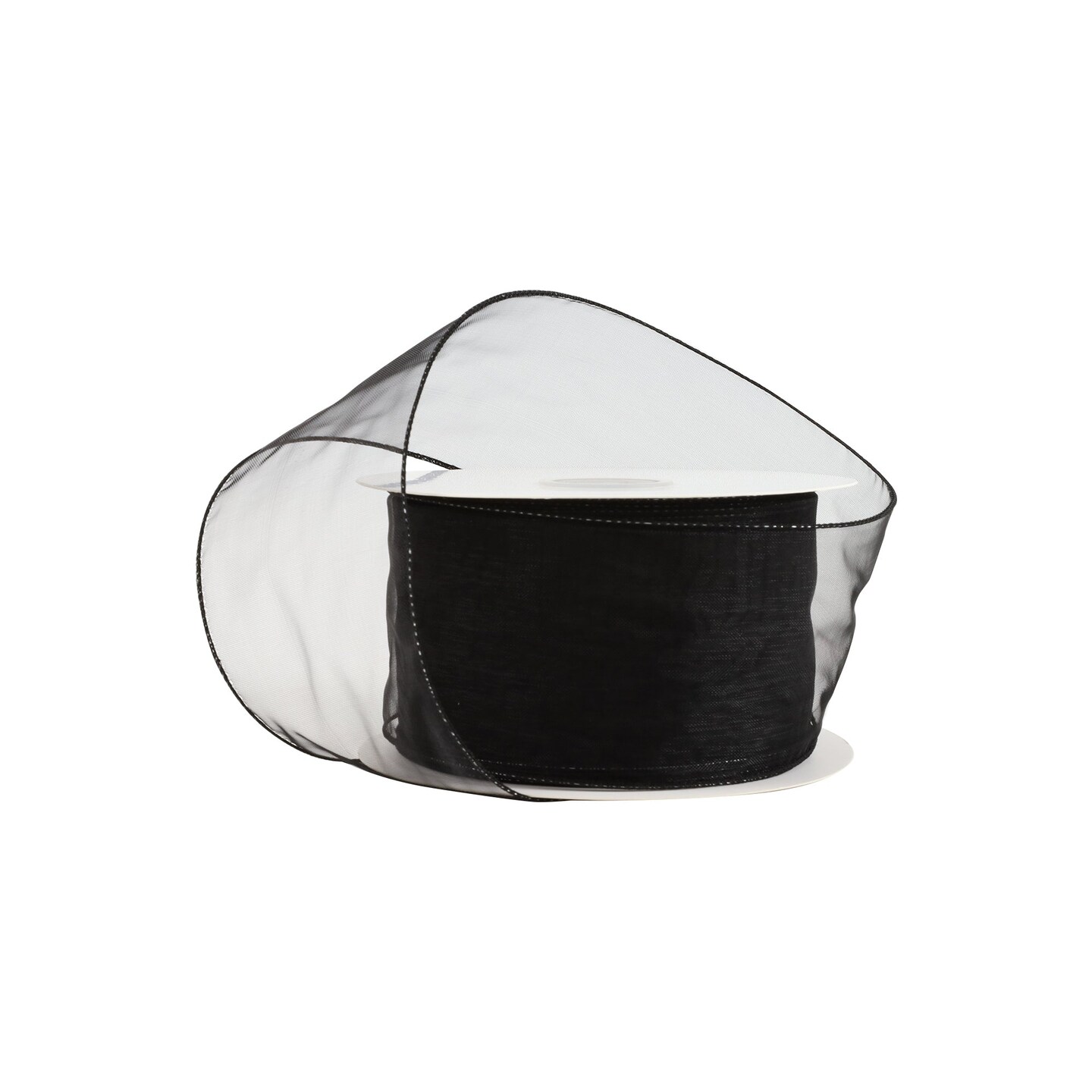 LaRibbons 1 1/2&#x22; - 2 1/2&#x22; Wired Sheer Ribbon | 50 Yard Roll