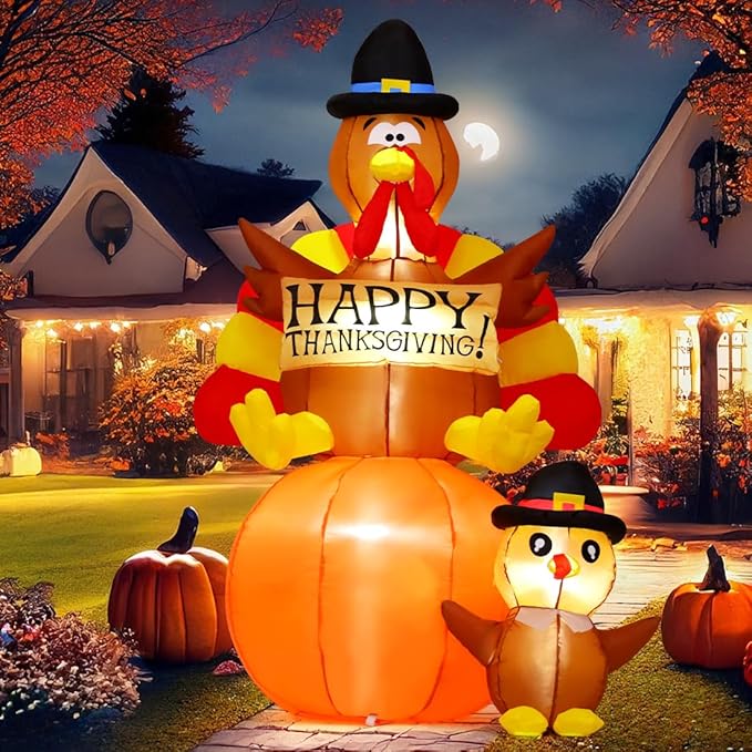 Thankgiving yard online blow up