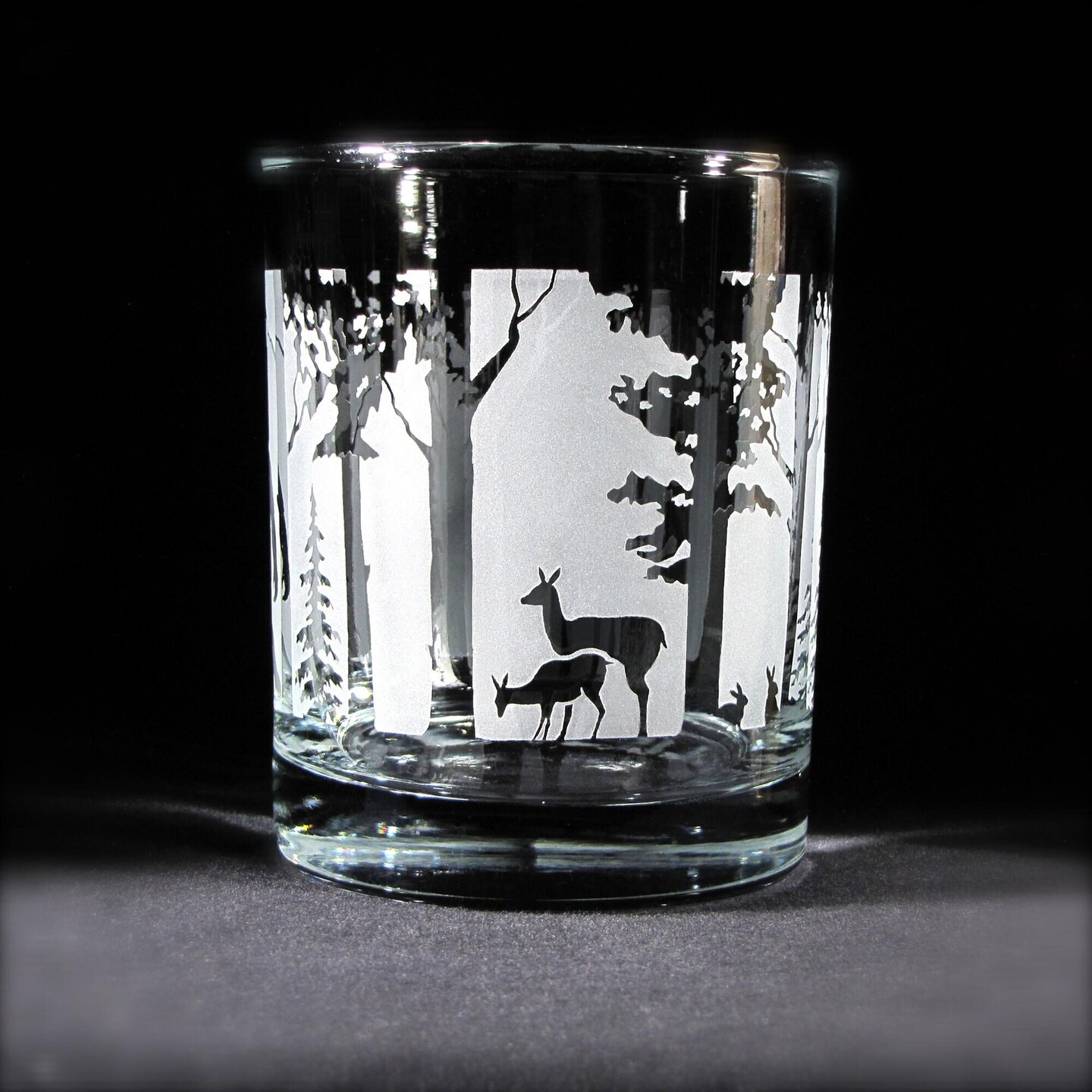 Bigfoot Whiskey Glass, Sasquatch Old Fashioned Glass with Big Foot product 2
