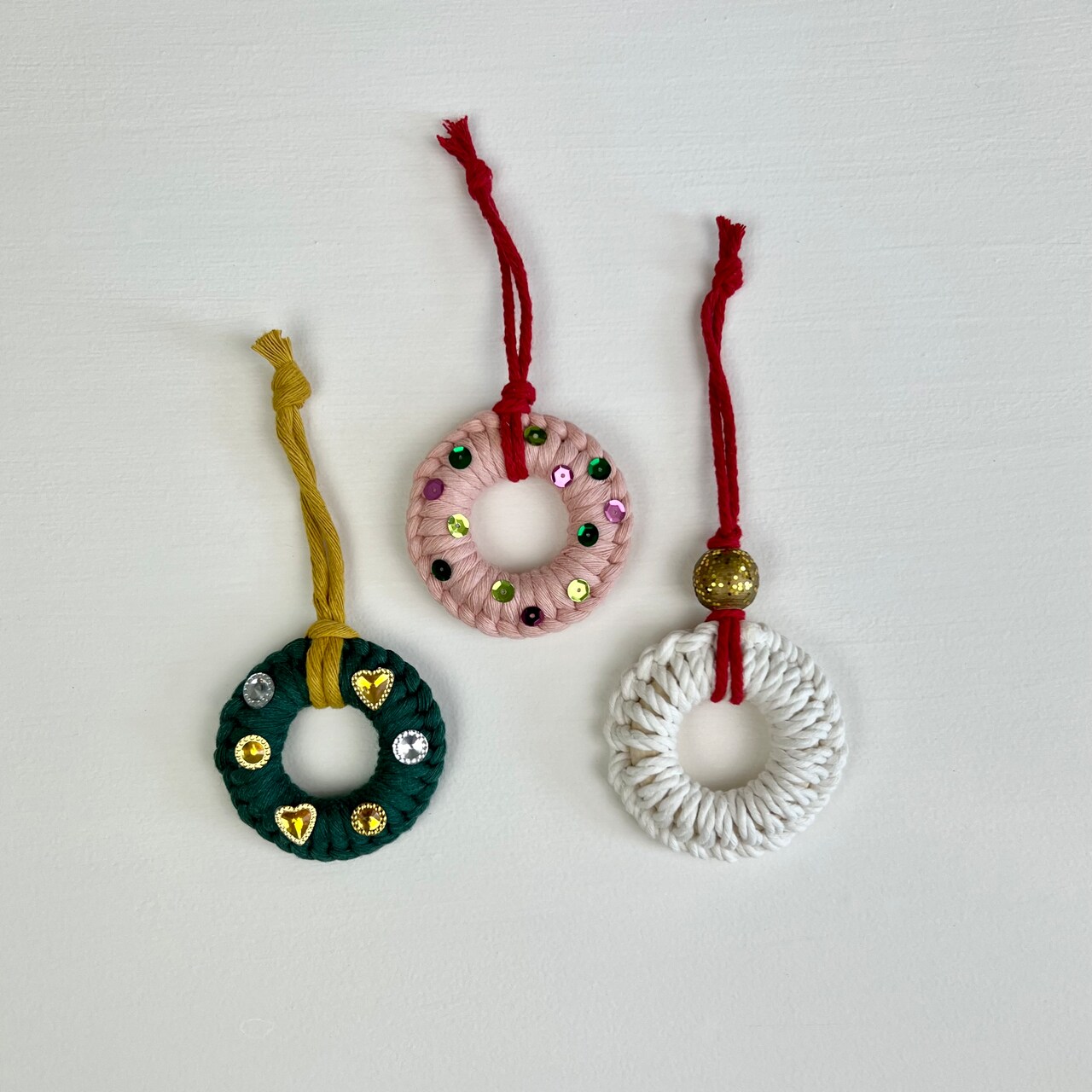 Kids Club: Macrame Wreath Ornament