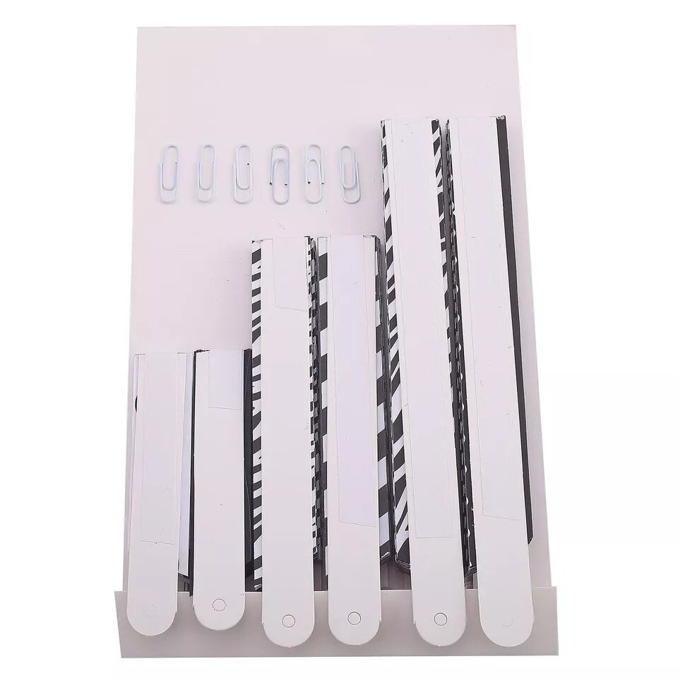 6 pcs Black and White Paper Fans Wall Backdrop Wedding Party Events Decorations