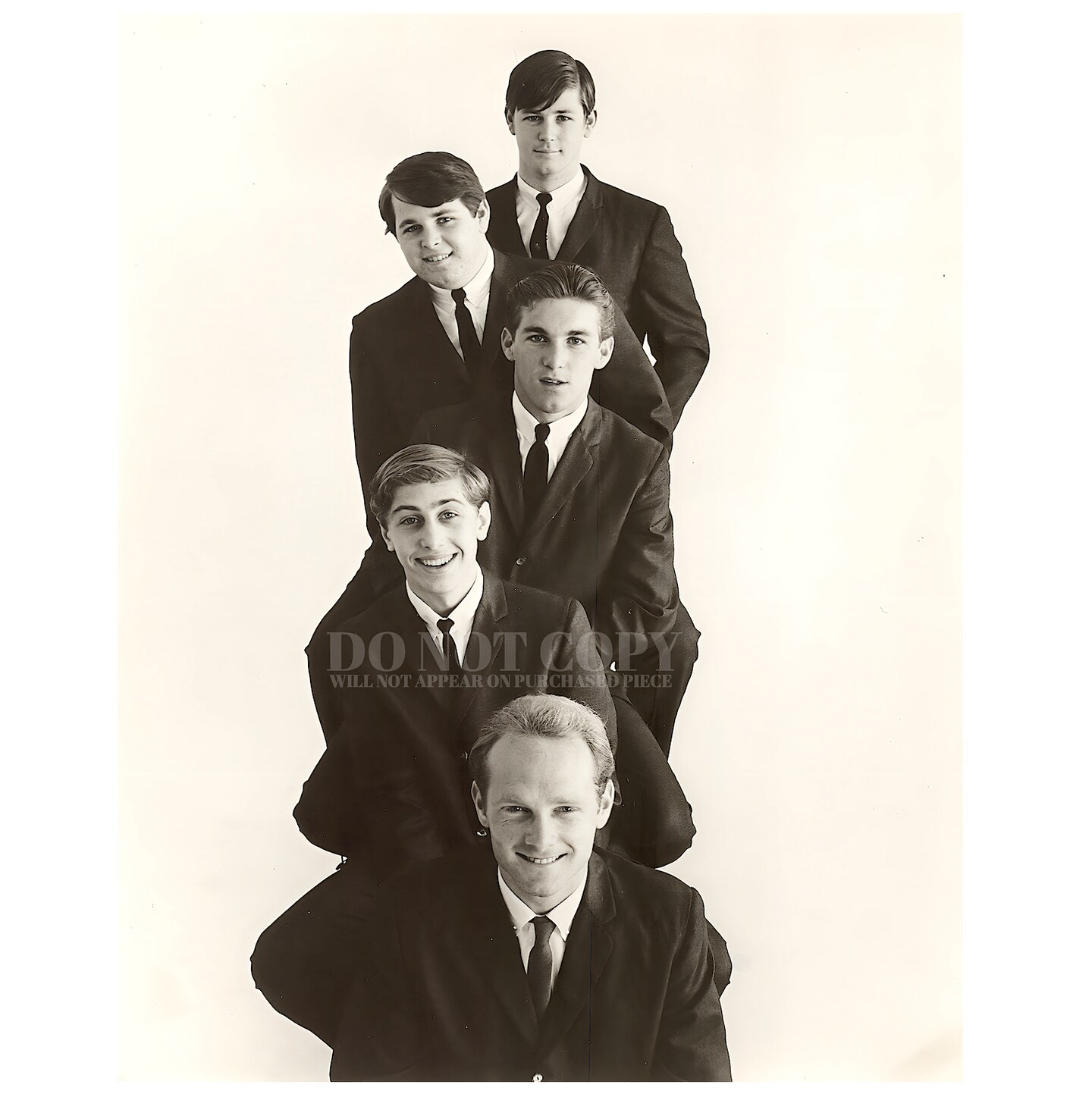 Beach Boys Photograph 8 X 10 | Magnificent 1962 Band Portrait