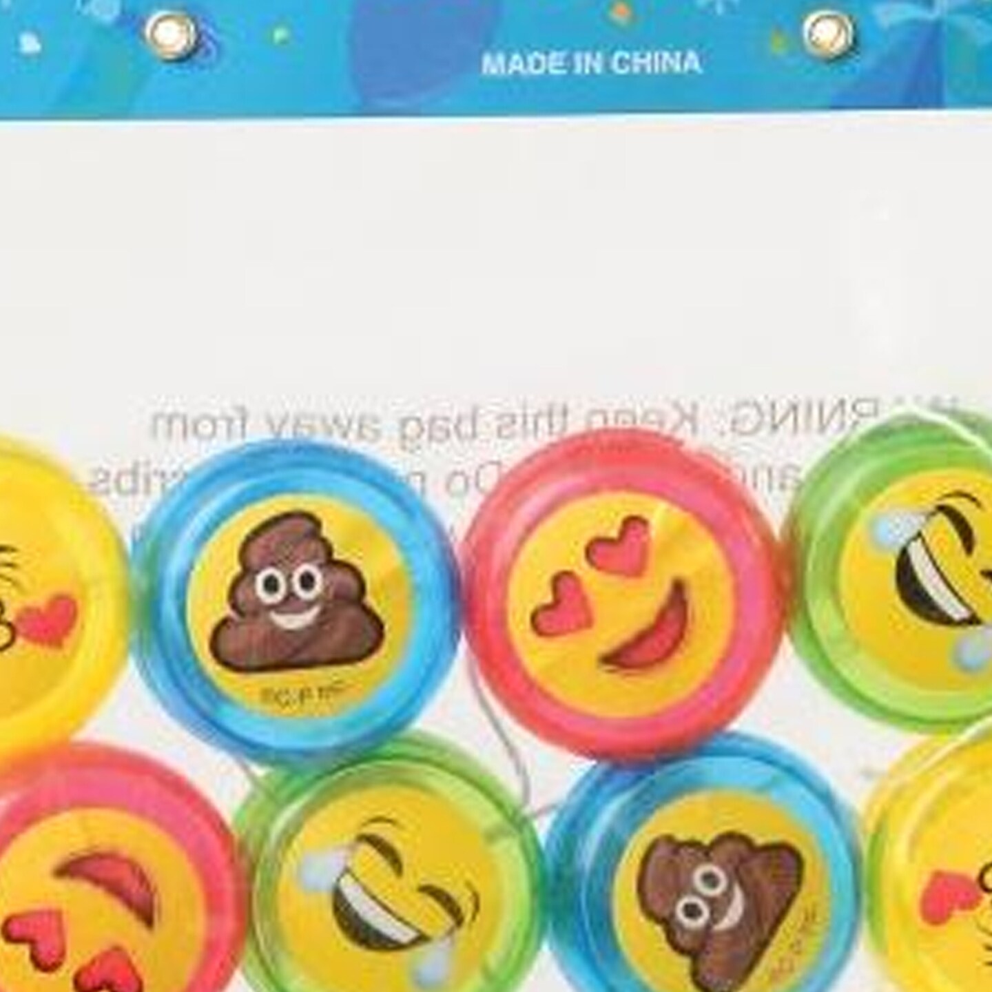 Mini Smile Yo Yos Include 12 Units