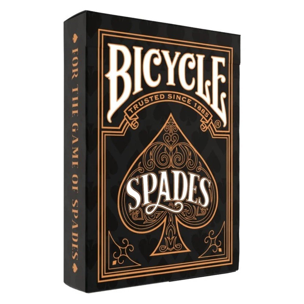 Bicycle Spades Playing Cards - Gold‑Trimmed Trump Suits, Air