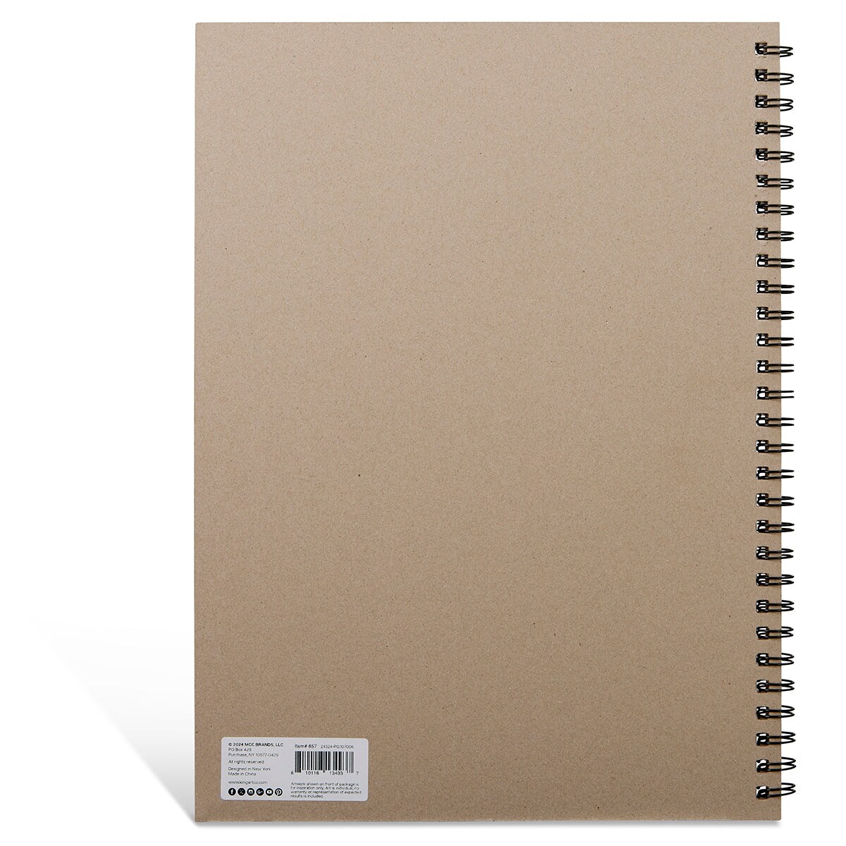 KINGART® Watercolor Paper - Side Spiral - 11” x 15” - 20 Sheets